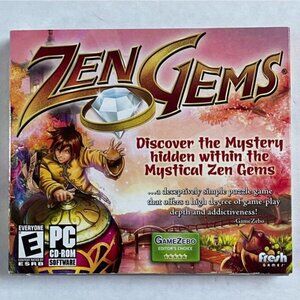 Zen Gems Discover Mystery Hidden‎ WIthin Mystical Zen Gems PC DVD ROM Teen ESRB